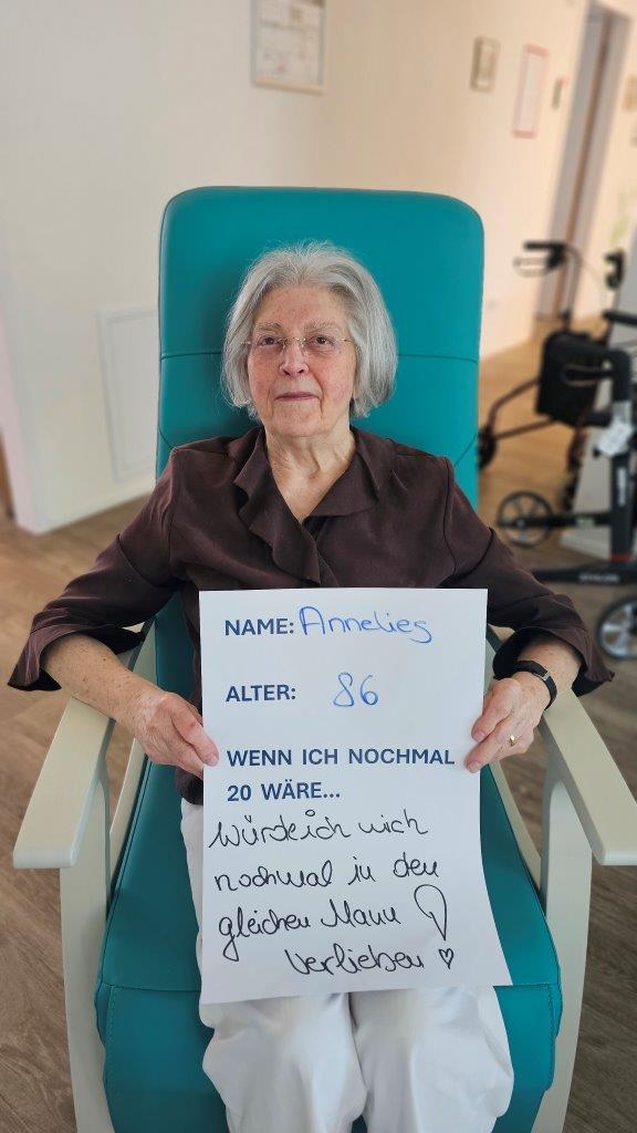 Annelies, 86, würde sich nochmal in den gleichen Mann verlieben