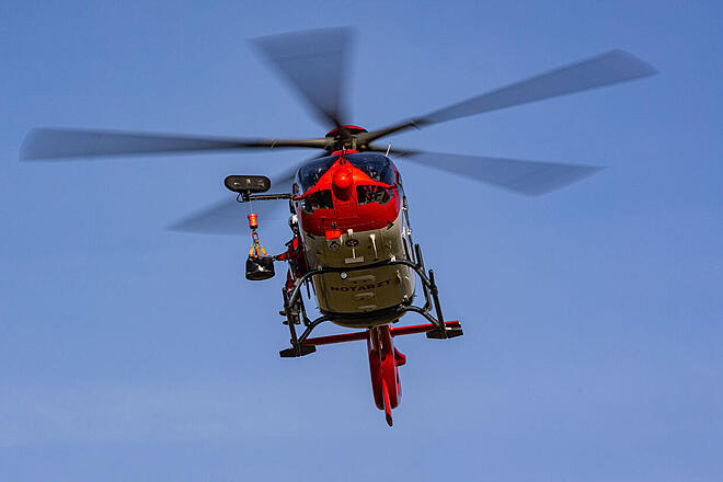 Windenübung auf dem Flugplatz in Reichelsheim / 1