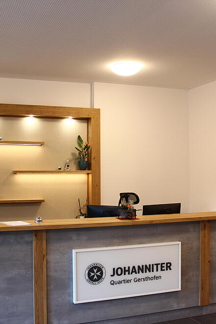 Foyer des Johanniter-Quartiers Gersthofen