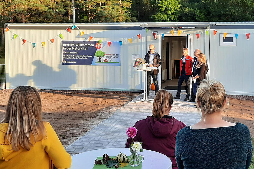Frensdorfs Bürgermeister Jakobus Kötzner lobte bei der Eröffnung die gute Zusammenarbeit aller Beteiligten.