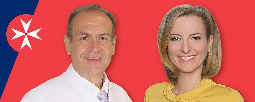Dr. Paul mit Reporterin Frau Fuhrmann