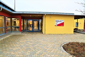 Eingang Johanniter-Kinderkrippe "Turmwichtel"