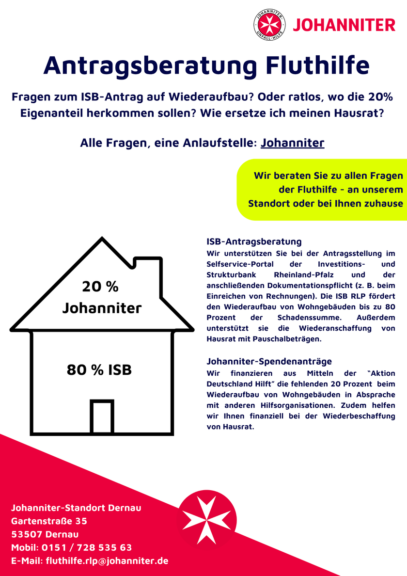 Johanniter im Ahrtal Antragsberatung Erklärung