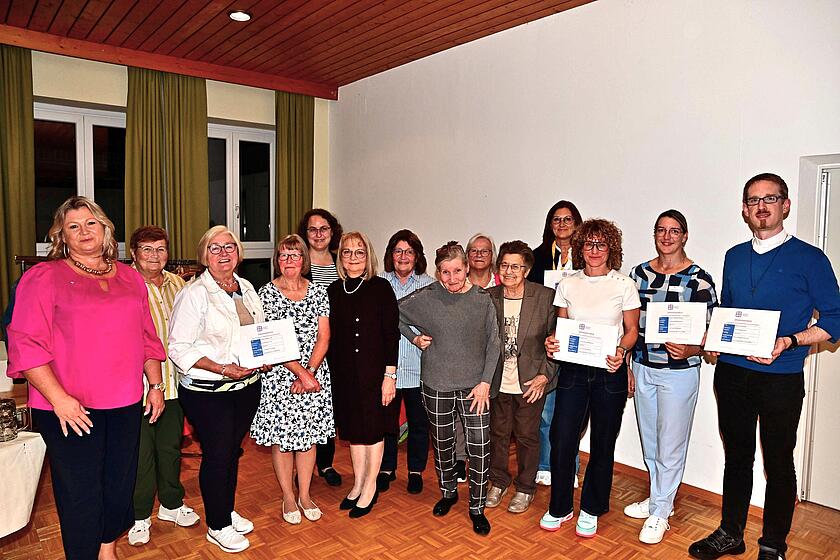 Präsentation der Spendenchecks