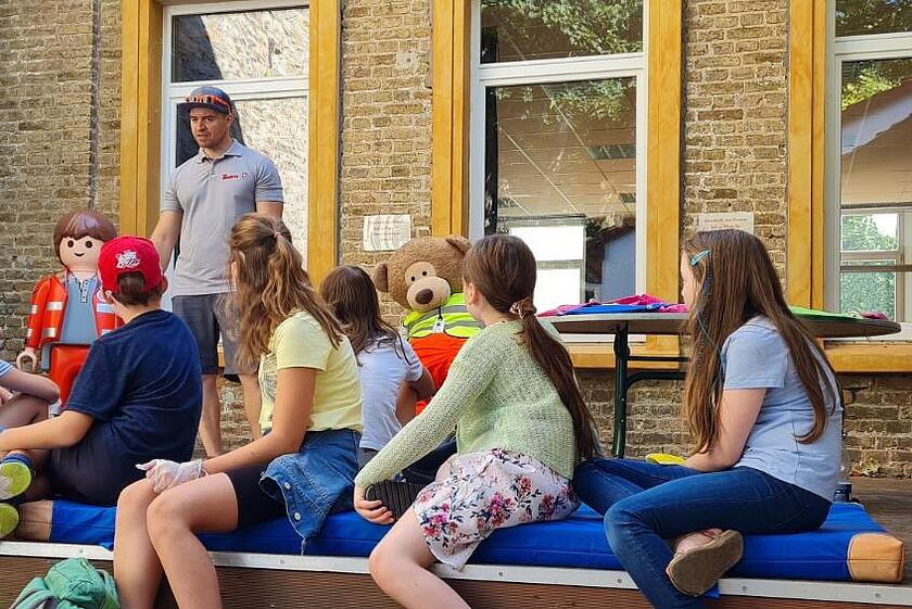 Kinder beim Girlsday