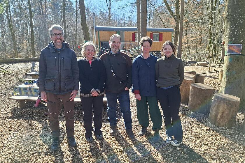 Gruppenfoto mit dem Bürgermeister 