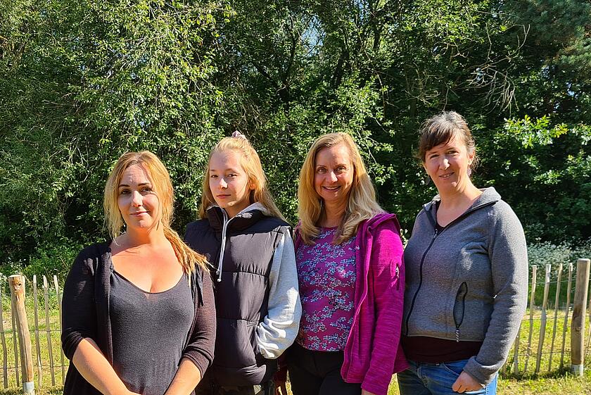 Das neue Team der Johanniter-Naturkita an der Reichen Ebrach in Schlüsselau
